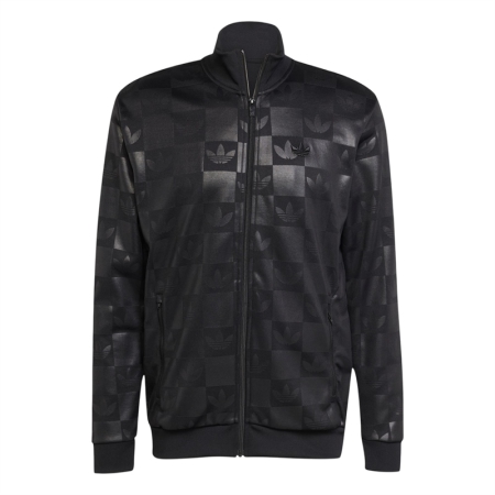 ÁO KHOÁC THỜI TRANG NAM ADIDAS LIFESTYLE MONOGRAM ALL OVER PRINT REGULAR - ĐEN “JY2981”