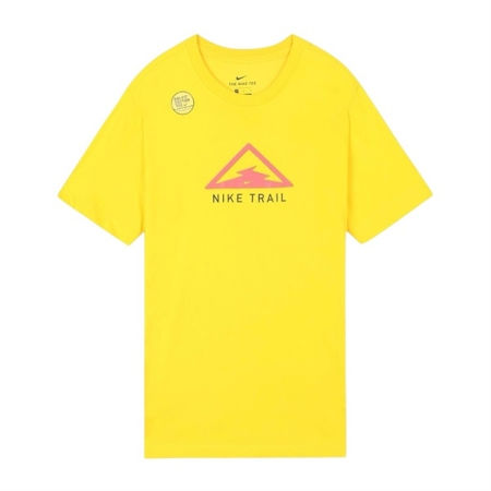ÁO THỂ THAO HÈ NIKE DRI-FIT TEE TRAIL - VÀNG “CT3858-735”