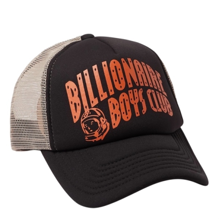 NÓN THỜI TRANG BILLIONAIRE BOY CLUB BLACK ARCH LOGO TRUCKER CAP - ĐEN