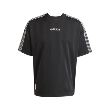 ÁO THUN THỜI TRANG ADIDAS JERSEY SỌC PHONG CÁCH NHỮNG NĂM 90 - ĐEN “JX3068”