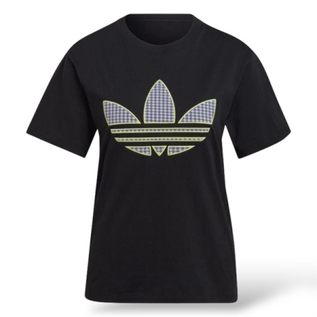 ÁO THUN ADIDAS LOGO 3 LÁ CARO XANH
