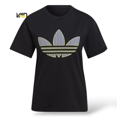 ÁO THUN ADIDAS LOGO 3 LÁ CARO XANH