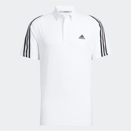 ÁO POLO GOLF AEROREADY 3-STRIPES - TRẮNG “HG8266”
