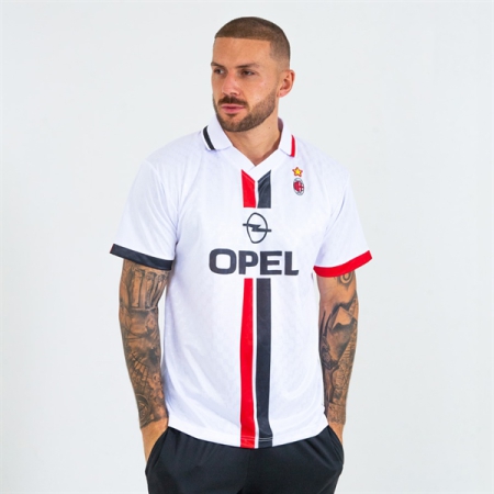 ÁO ĐẤU RETRO AC MILAN 1996 SÂN KHÁCH