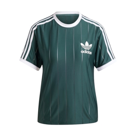 ÁO THỜI TRANG NỮ ADIDAS ADICOLOR STRIPE TEE - XANH “JY7230”