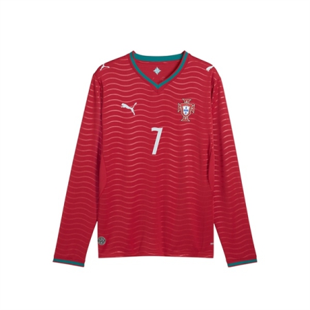 ÁO ĐẤU PUMA ĐTQG BỒ ĐÀO NHA ÁO ĐẤU PUMA ĐTQG BỒ ĐÀO NHA SÂN NHÀ WORLDCUP 2026 FAN VERSION RONALDO #3 - ĐỎ “788142-77”