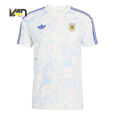 ÁO THUN THỜI TRANG ĐTQG ARGENTINA - TRẮNG ''KF0323''