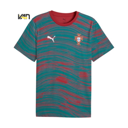ÁO BÓNG ĐÁ PUMA BỒ ĐÀO NHA FTBLCULTURE PRINTED TEE MEN - XANH “784820-30”
