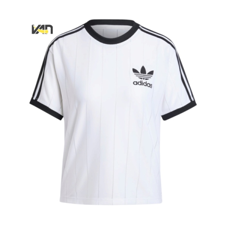 ÁO THUN THỜI TRANG NỮ ADIDAS 3 SỌC ADICOLOR - TRẮNG "IG1534"