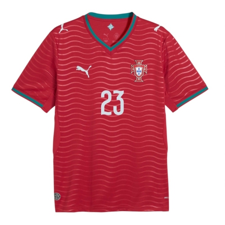 ÁO BÓNG ĐÁ PUMA ĐTQG BỒ ĐÀO NHA 2026 SÂN NHÀ FAN VERSION NAMESET VITINHA #23 - ĐỎ “788141-73”