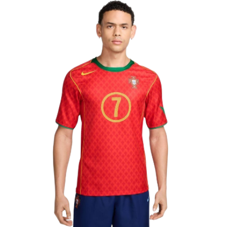 ÁO BÓNG ĐÁ BỒ ĐÀO NHA 2004 RETRO SÂN NHÀ FIGO #7 “HF6851-614”