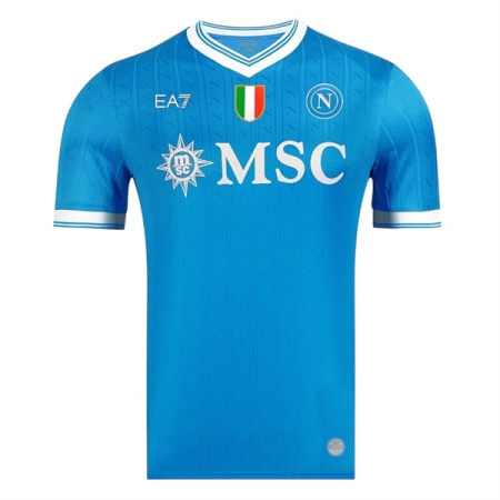 ÁO BÓNG ĐÁ CLB NAPOLI 25/26 SÂN NHÀ FAN VERSION - XANH "EASSCN26W01" ÁO BÓNG ĐÁ CLB NAPOLI 25/26 SÂN NHÀ FAN VERSION - XANH "EASSCN26W01"