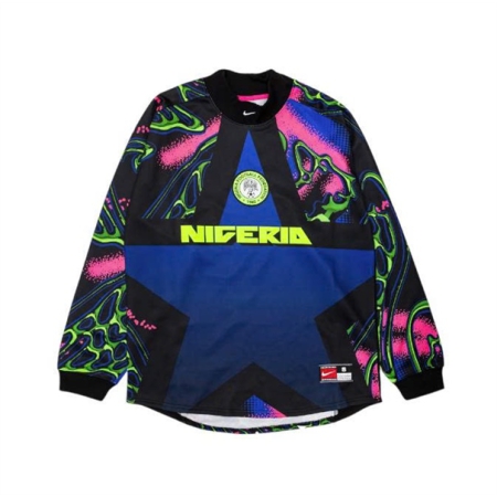 ÁO ĐẤU BÓNG ĐÁ NIKE NIGERIA HOLLYWOOD KEEPER - XANH “IO0782-010”