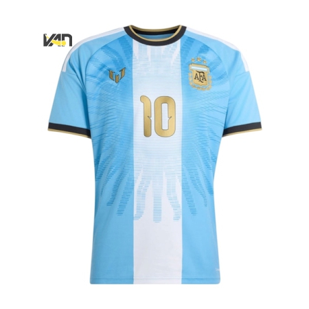 ÁO BÓNG ĐÁ ADIDAS ĐTQG ARGENTINA SÂN NHÀ 26/27 FAN VERSION NAMESET MESSI #10 - TRẮNG “LD3316”