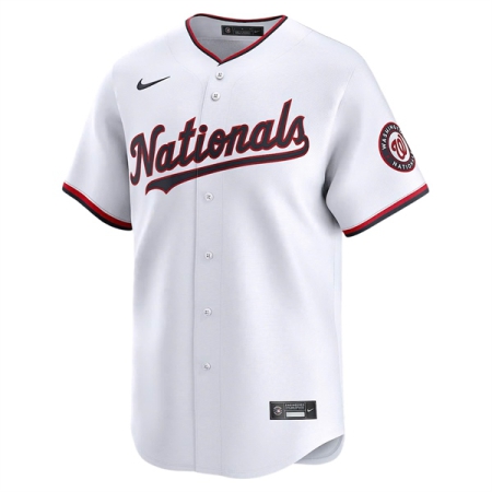 ÁO BÓNG CHÀY NIKE WASHINGTON NATIONALS - TRẮNG - “T7GM - WTHO”