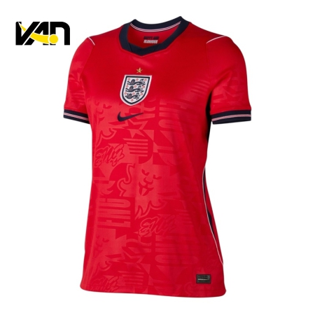 ÁO BÓNG ĐÁ NỮ NIKE ĐTQG ANH SÂN KHÁCH 2026 FAN VERSION - ĐỎ “IB4579-624”