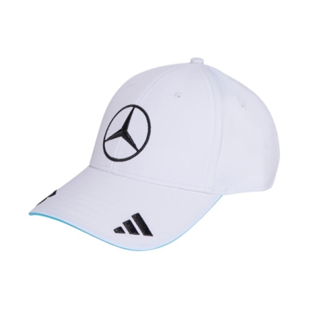 NÓN LƯỠI TRAI ADIDAS XE ĐUA MERCEDES AMG PETRONAS - TRẮNG “JZ2568”