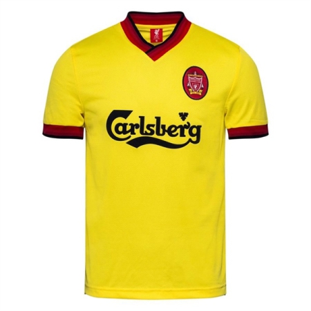 ÁO BÓNG ĐÁ NAM LFC SÂN KHÁCH 97-98 - VÀNG