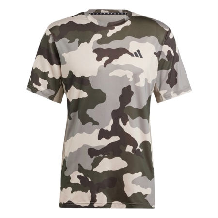 ÁO THỂ THAO NAM ADIDAS TRAIN ESSENTIAL CAMO - XANH “IW8491”