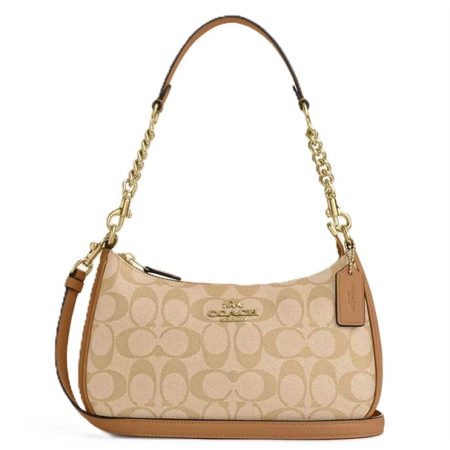 TÚI COACH TERI SIGNATURE CANVAS - BEGIE “CA548-IMNLJ”