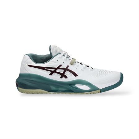 GIÀY TENNIS/PICKLEBALL ASICS GEL - RESOLUTION X WHITE/DARK AUBERGINE - TRẮNG “1041A481-104”