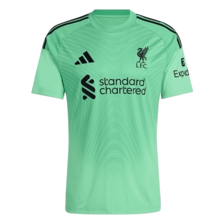 ÁO BÓNG ĐÁ ADIDAS CLB LIVERPOOL 25/26 SÂN NHÀ ( THỦ MÔN ) FAN VERSION “JZ4088”