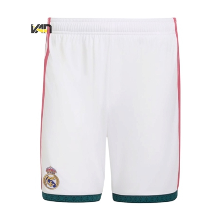 QUẦN BÓNG ĐÁ ADIDAS CLB REAL MADRID 26/27 - TRẮNG "JZ7214"