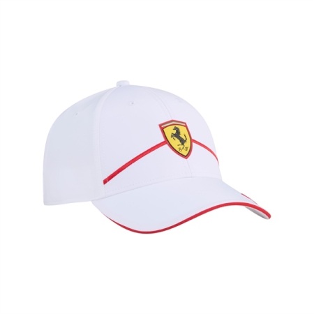 NÓN LƯỠI TRAI PUMA XE ĐUA FERRARI - TRẮNG “026077-04”