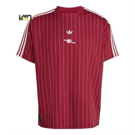 ÁO BÓNG ĐÁ THỜI TRANG ADIDAS ARSENAL ICONS TERRACE - ĐỎ “KB6427”