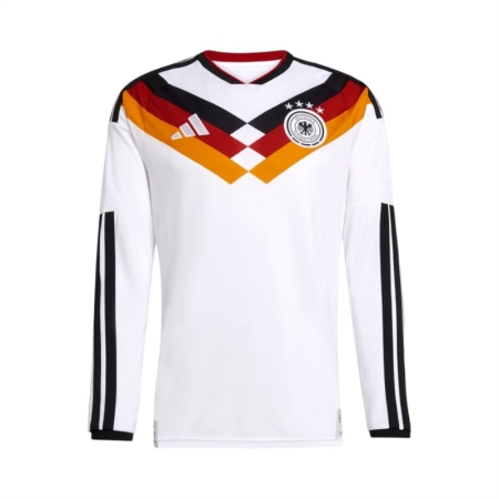 ÁO BÓNG ĐÁ ADIDAS ĐTQG ĐỨC 2026 SÂN NHÀ FAN VERSION TAY DÀI - TRẮNG “JM1380”