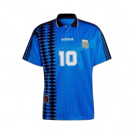 ÁO BÓNG ĐÁ ADIDAS ĐTQG ARGENTINA SÂN KHÁCH NĂM 1994 - XANH "IS0266"