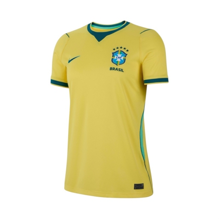 ÁO BÓNG ĐÁ NỮ NIKE ĐTQG BRAZIL SÂN NHÀ 2026 FAN VERSION - VÀNG “IB5280-724”