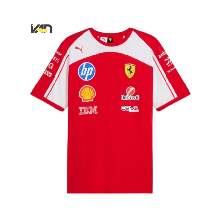 ÁO ĐẤU CÔNG THỨC 1 PUMA FERRARI SCUDERIA HP FAN VERSION - ĐỎ “713831-01”