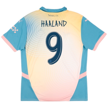 ÁO BÓNG ĐÁ PUMA MANCHESTER CITY 24/25 SÂN KHÁCH NAMESET HAALAND #9 “775202-04”