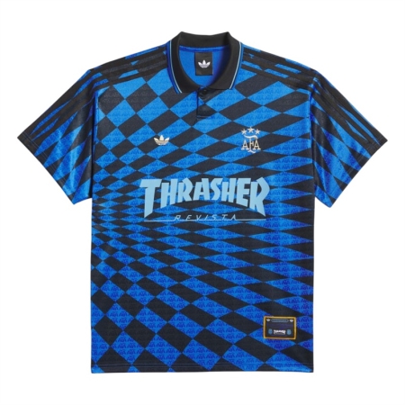 ÁO ĐẤU THỜI TRANG ADIDAS ARGENTINA X THRASHER - XANH “KX4551”