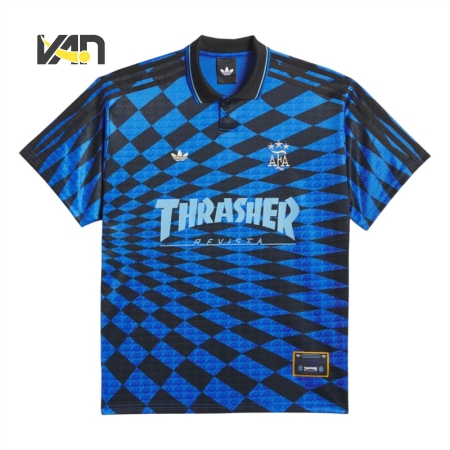 ÁO ĐẤU THỜI TRANG ADIDAS ARGENTINA X THRASHER - XANH “KX4551”