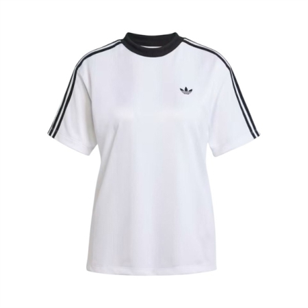 ÁO THUN ADIDAS DỆT JACQUARD ADICOLOR NỮ - TRẮNG - “JV9647”