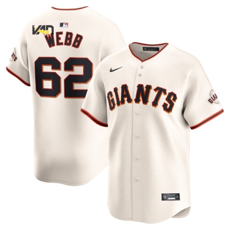 ÁO BÓNG CHÀY NIKE SAN FRANCISCO GIANTS #62 WEBB - KEM “LM25-GIHO”