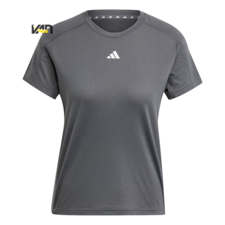 ÁO THUN THỂ THAO NỮ ADIDAS MINIMAL BRANDING TRAIN ESSENTIALS AEROREADY -XÁM “IX1012”