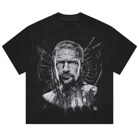 ÁO THỜI TRANG WWE TRIPLE H CRACKED GLASS BOXY - ĐEN " 202920264 "