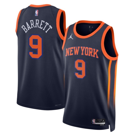 ÁO BÓNG RỔ NIKE X JORDAN NEW YORK KNICKS STATEMENT EDITION NAMESET BARRETT #9 - XANH “DO9536-421”