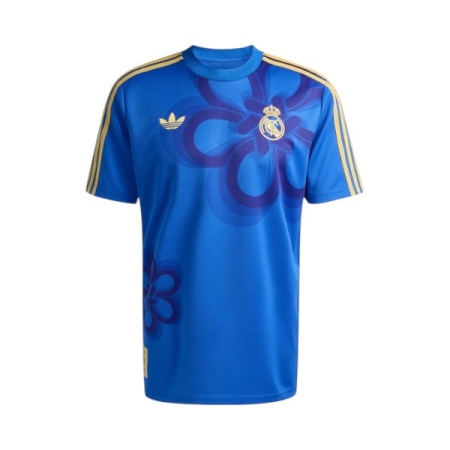 ÁO THUN THỜI TRANG ADIDAS REAL MADRID CULTURAL STORY - XANH “JZ2239”