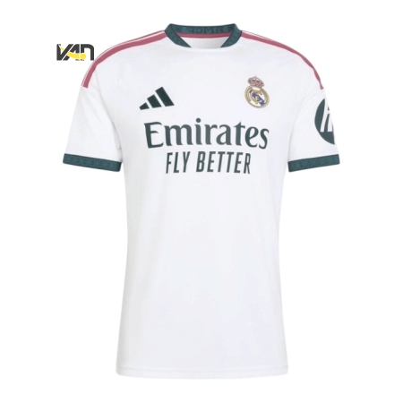 ÁO BÓNG ĐÁ ADIDAS REAL MADRID SÂN NHÀ 26/27 FAN VERSION - TRẮNG “JZ7206”