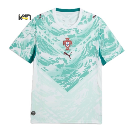 ÁO BÓNG ĐÁ PUMA ĐTQG BỒ ĐÀO NHA 2026 SÂN KHÁCH FAN VERSION - XANH “783288-02”