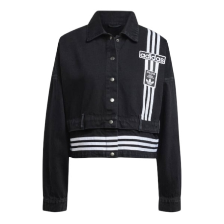 ÁO KHOÁC ADIDAS DENIM ADIBREAK NỮ - ĐEN - “JJ3095”
