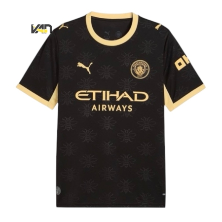 ÁO BÓNG ĐÁ PUMA MANCHESTER CITY SÂN KHÁCH 26/27 FAN VERSION - ĐEN “784339-03”