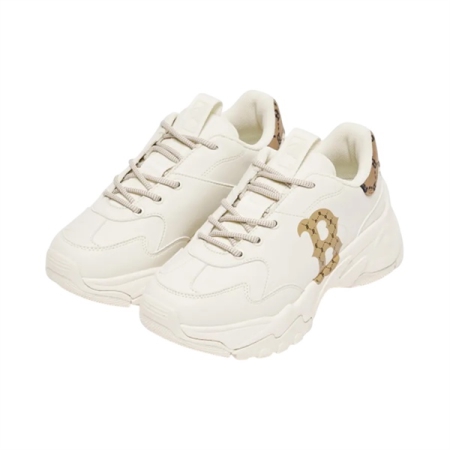 GIÀY THỜI TRANG MLB CHUNKY MONOGRAM BOSTON - TRẮNG - “ 3ASHCM11-N”