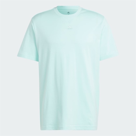 ÁO THUN ADIDAS LOGO TRẮNG 3 LÁ GIỮA | XANH MINT