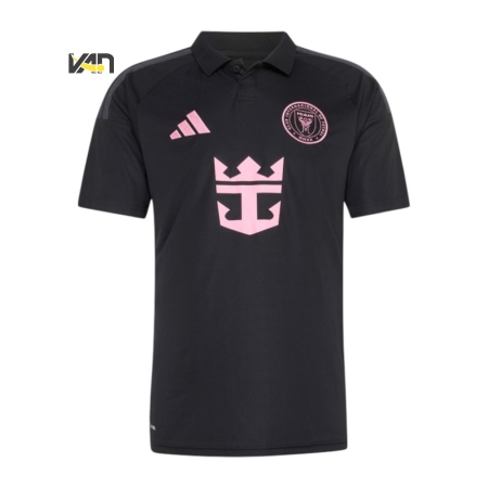 ÁO BÓNG ĐÁ ADIDAS CLB INTER MIAMI SÂN KHÁCH 26/27 FAN VERSION - ĐEN "JL8487"