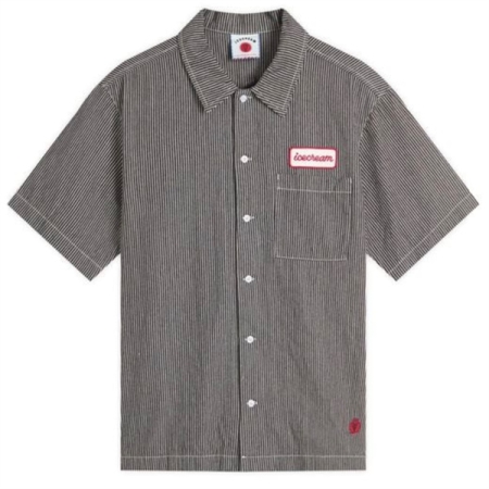 ÁO SƠ MI ICECREAM BBC END X POPSICLE HISTORY DENIM - XÁM